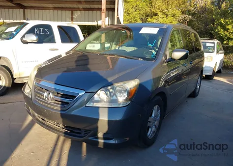 2007 Honda Odyssey Ex-L z USA, uszkodzony, nr VIN 5FNRL38787B080046